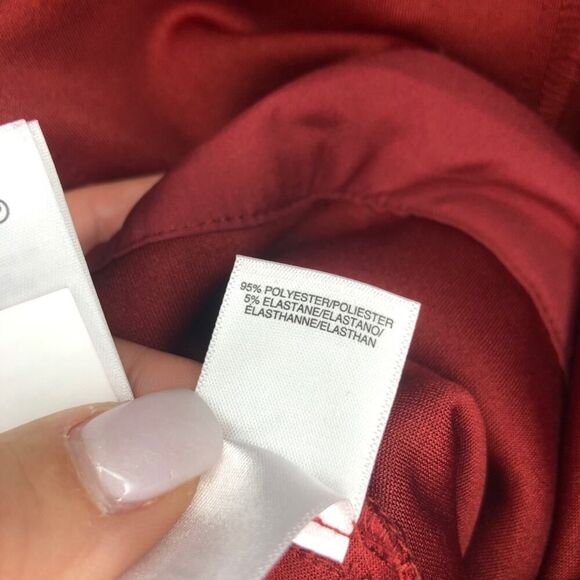 RACHEL Rachel Roy Iona Red Jumpsuit Medium - Picture 8 of 8